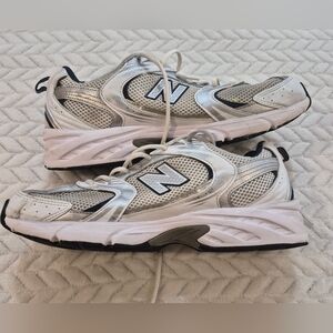 New Balance 530 Sneakers Steel Grey/Sliver/White/Navy Men US M10 Women 11.5